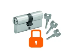 Splendoor Haustür Thermospace Berlin RC2 Schwarz-Weiß 110 cm x 210 cm Anschlag R