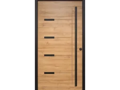 Splendoor Haustür ThermoSpace Oslo Prime Woodeffect 100 cm x 210 cm Anschlag Rec