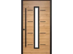 Splendoor Haustür ThermoSpace Milano Prime Woodeffect 100 x 210 cm Anschlag Link