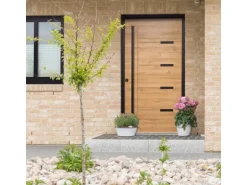 Splendoor Haustür ThermoSpace Oslo Prime Woodeffect 100 cm x 210 cm Anschlag Lin