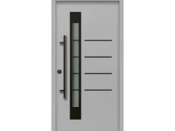 Splendoor Thermospace Haustür Berlin Prime 100x210 cm Grau-Schwarz L