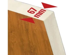 Splendoor Thermospace Haustür Berlin Prime Golden Oak 210x110 cm L