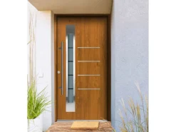 Splendoor Thermospace Haustür Berlin Prime Golden Oak 210x110 cm L