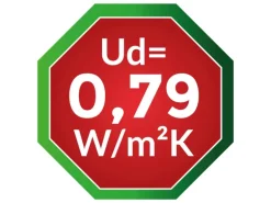 Splendoor Thermospace Haustür Berlin Prime Woodeffect 110x210 cm L