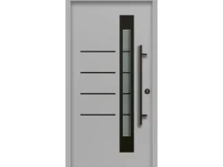Splendoor Thermospace Haustür Berlin Prime 100x210 cm Grau-Schwarz R
