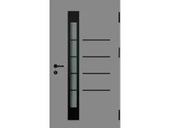 Splendoor Thermospace Haustür Berlin Prime 100x210 cm Grau-Schwarz R