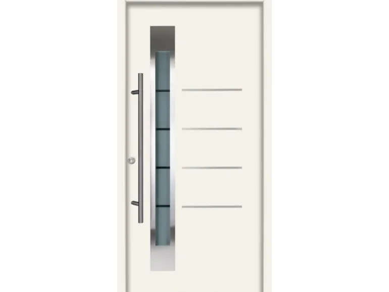 Splendoor Thermospace Haustür Berlin Prime 110x210 cm Weiß L