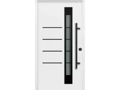 Splendoor Thermospace Haustür Berlin Prime Weiß-Schwarz 210x100 cm R