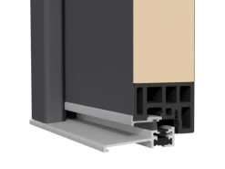 Splendoor Thermospace Sicherheits-Haustür Berlin Prime RC2 210x110 cm Grau L