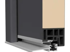 Splendoor Thermospace Sicherheits-Haustür Berlin Prime RC2K Anthr. 100x210 cm L