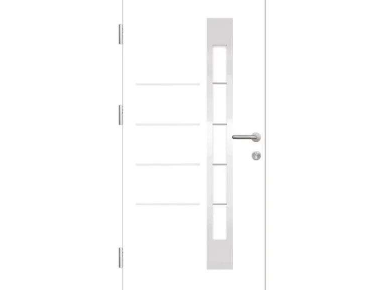 Splendoor Thermospace Sicherheits-Haustür Berlin Prime RC2 210x110 cm Weiß L