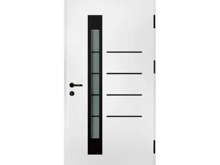 Splendoor Thermospace Sicherheits-Haustür Berlin Prime RC2K Weiß 110x210 cm R