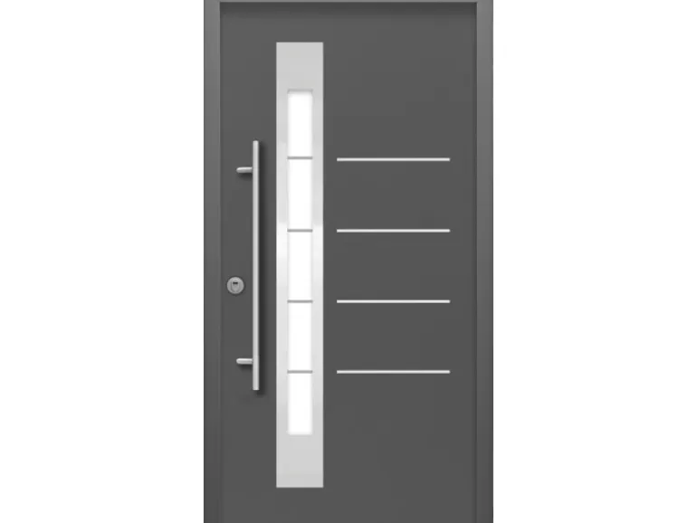 Splendoor Thermospace Sicherheits-Haustür Berlin Prime RC2 210x110 cm Anthr. L