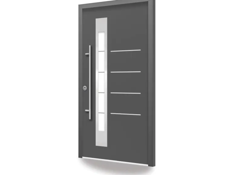 Splendoor Thermospace Sicherheits-Haustür Berlin Prime RC2 210x110 cm Anthr. L