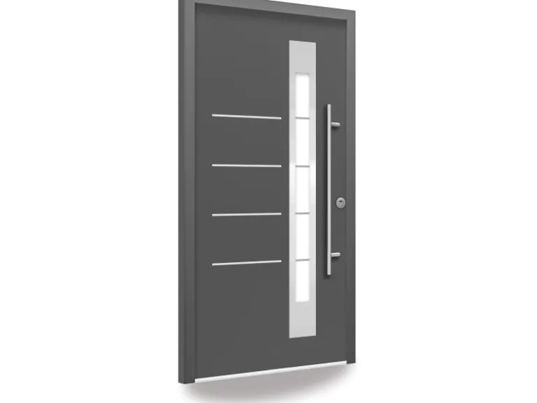 Splendoor Thermospace Sicherheits-Haustür Berlin Prime RC2 210x110 cm Anthr. R
