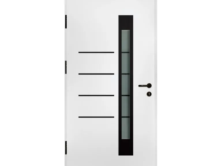 Splendoor Thermospace Sicherheits-Haustür Berlin Prime RC2K Weiß 110x210 cm L