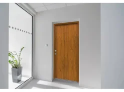 Splendoor Wohnungseingangstür BARI ACOUSTIC 44dB RC2 Links Golden Oak nach Maß
