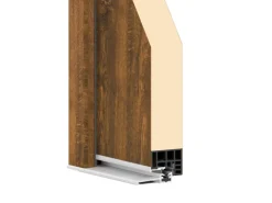 Splendoor Wohnungseingangstür BARI ACOUSTIC 44dB RC2 Rechts Nussbaum nach Maß