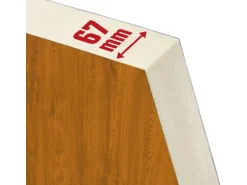 Splendoor Wohnungseingangstür BARI ACOUSTIC 44dB RC2 Rechts Golden Oak nach Maß