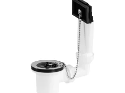 Spültisch Ab- und Überlaufgarnitur 47,8 mm (G 1 1/2) x 70 mm Verchromt