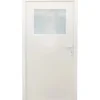 Stahl-Nebeneingangstür NS2 Weiß Nach Innen Öffnend 98 x 198 cm Anschlag R