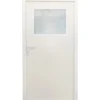 Stahl-Nebeneingangstür NS2 Weiß Nach Außen Öffnend 88 x 198 cm Anschlag L