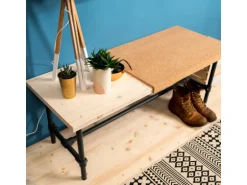 Stahlrohr 200 cm Ø 2,7 cm Schwarz matt zum Möbelbau