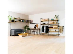 Stahlrohr 200 cm Ø 2,7 cm Schwarz matt zum Möbelbau