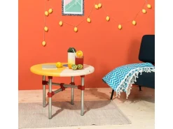 Stahlrohr 70 cm Ø 2,7 cm Silber verzinkt zum Möbelbau