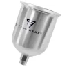 STAHLWERK Alu Fließbecher 600 ml Farbbecher für Lackierpistole