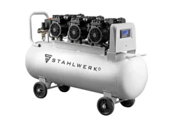 STAHLWERK Druckluft Kompressor ST 1010Pro mit 10bar, 100L Tank, 69dB und 5,67 PS