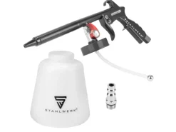 STAHLWERK Druckluft-Reinigungspistole RP-93 ST Ausblaspistole mit 1l Behälter