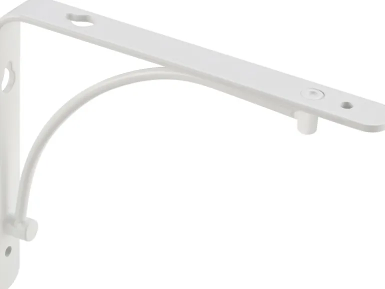 Stegkonsole 18 cm x 14,5 cm Matt-Weiß