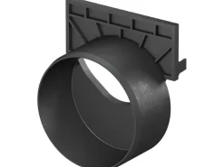 Stirnwand mit Stutzen DN 100