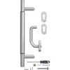 Stoßgriff-Set für Haustüren Edelstahl Variabel 400-600 mm