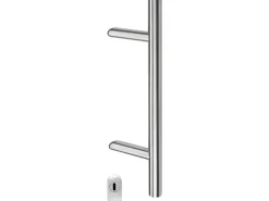 Stoßgriff-Set für Kunststofftüren Stange 1200 mm