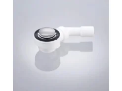 Sturotec Ablaufgarnitur für Duschwannen mit Sichtplatte Ø 5,2 cm Chrom