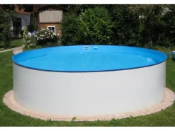 Summer Fun Stahlwand Pool-Set ALMERIA Aufstellbecken Weiß Ø 350 x 120 cm