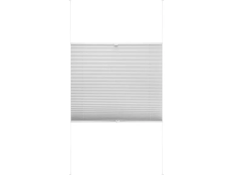 Tageslicht-Spannplissee Valeria 75 cm x 130 cm Hellgrau