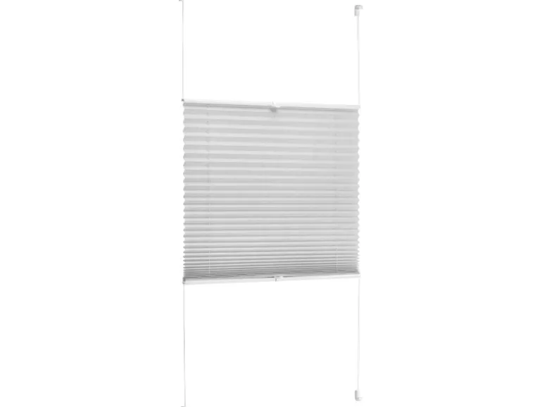 Tageslicht-Spannplissee Valeria 75 cm x 130 cm Hellgrau