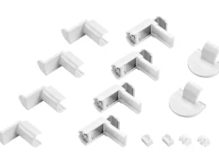 Tageslicht-Spannplissee Valeria 90 cm x 130 cm Hellgrau