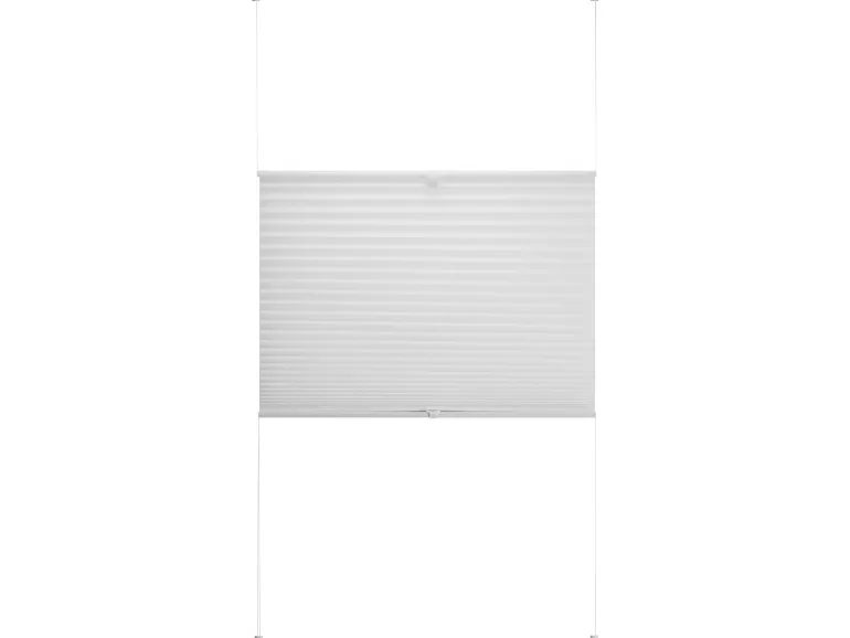 Tageslicht-Spannplissee Valeria 75 cm x 130 cm Weiß