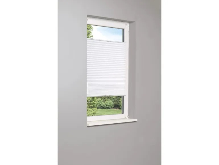 Tageslicht-Spannplissee Valeria 75 cm x 130 cm Weiß