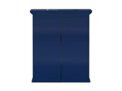 Teamson Home Wandschrank 2 Türen Navy Glancy Lamellenoptik