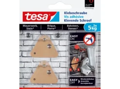 Tesa Klebeschraube für Mauerwerk und Stein dreieckig (max. 5 kg)