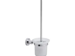 tesa® LOXX Toilettenbürstengarnitur, verchromt, inkl. Klebelösung