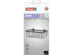 Tesa Moon Grey Duschkorb Grau Matt inkl. Klebelösung