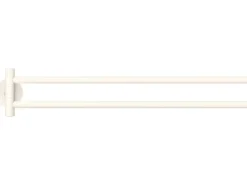 Tesa Moon White Handtuchhalter 2-Armig Weiß Matt inkl. Klebelösung