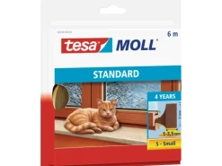 Tesamoll Fensterdichtung / Türdichtung I-Profil Schaumstoffdichtung Braun