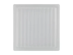 Thermo Block Gekreuzt Ug 1,2 2-seitig satiniert 19 cm x 19 cm x 12 cm